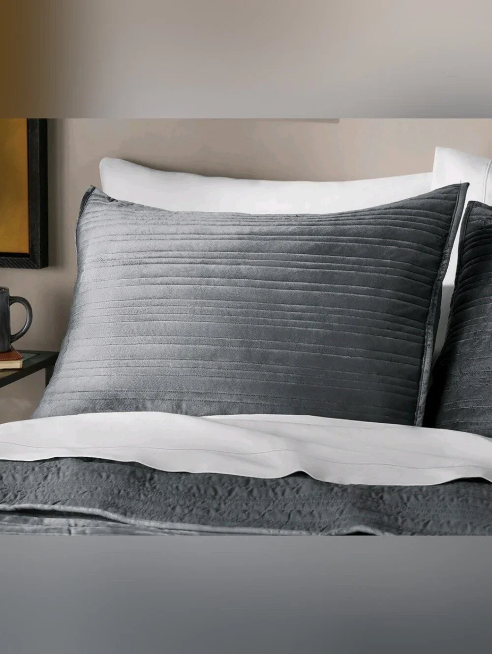 Mainstays Soft Velvet Pillow Sham Standard